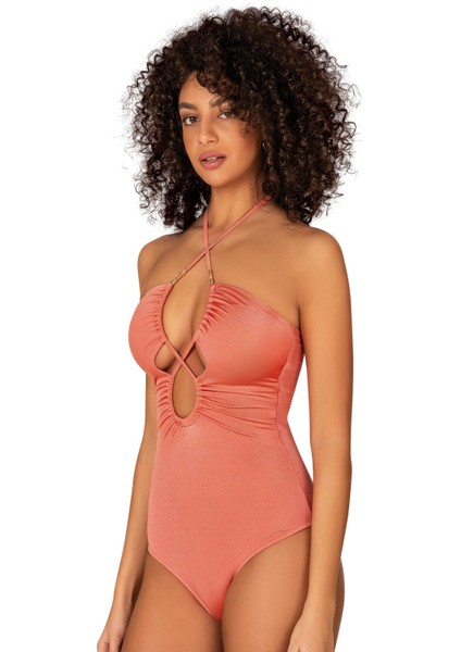 Kadın Aksesuar Detaylı Turuncu Mayo fırsatları