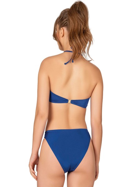 Kadın Halka Aksesuarlı Straplez Bikini Takımı modelleri