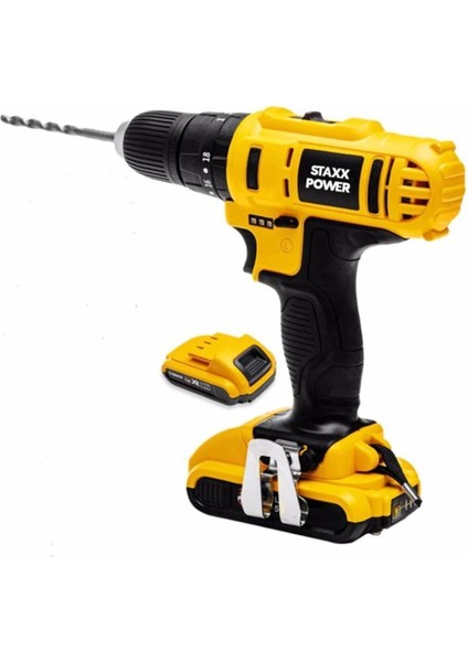 Tekno Trust 24 V 5 Ah Darbesiz Metal Dişli Şanzuman Çift Akülü Şarjlı Vidalama Matkap Çantalı Set