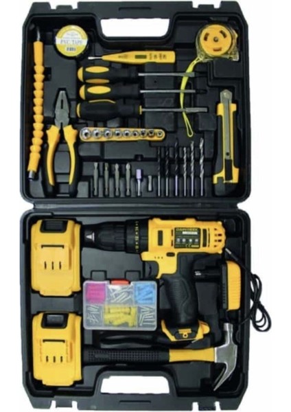 Tekno Trust 35 Parça 24V Çift Akülü Şarjlı Matkap Seti fiyatları
