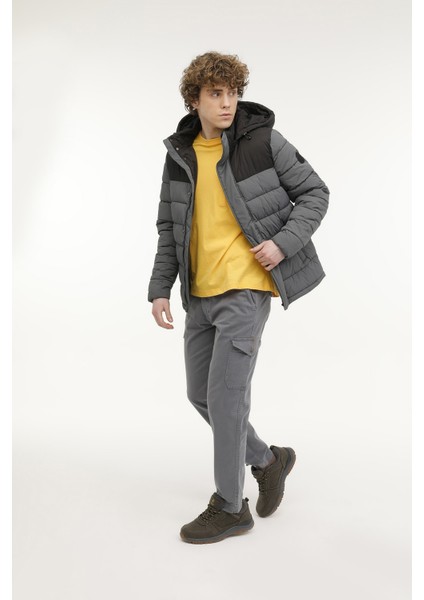 Klaun 2CMH2527-001 3pr Antrasit Erkek Kısa Kaban modelleri