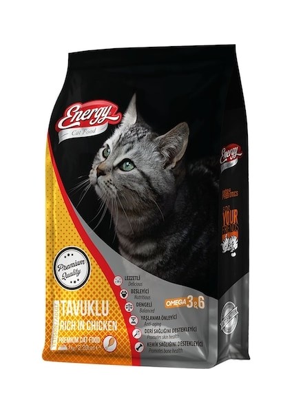 Tavuklu Yetişkin Kedi Kuru Maması 1 Kilogram