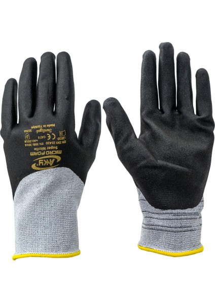 506087 Microfoam Süper Nitril Köpük Eldiven 3/4 Kaplı No:10/xl