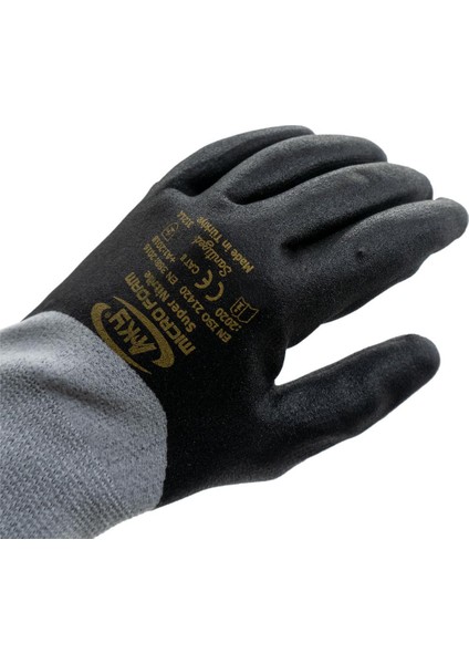 506087 Microfoam Süper Nitril Köpük Eldiven 3/4 Kaplı No:10/xl