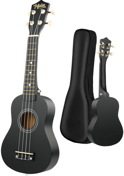 Tekno Trust UKX-901BK Siyah Soprano Ukulele (Askı Çanta Metod Pena)