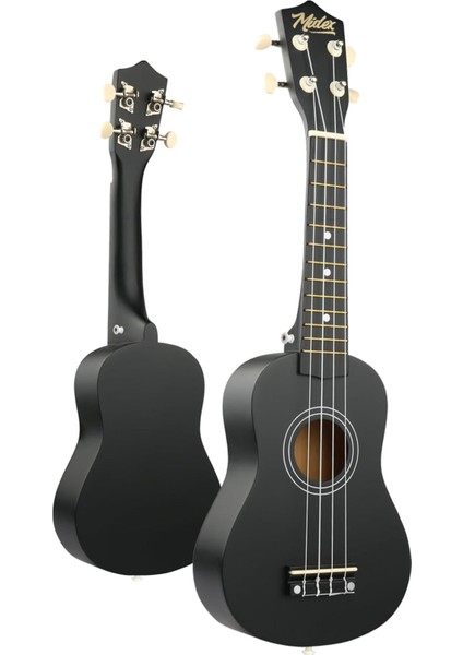 Tekno Trust UKX-901BK Siyah Soprano Ukulele (Askı Çanta Metod Pena)