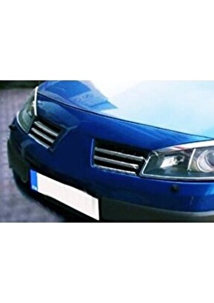 Ebal Oto Renault Megane 2 Krom Ön Panjur 4 Prç. P.çelik 2006-2010 Arası