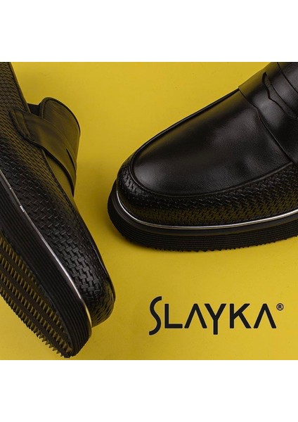 Siyah Spectacular Erkek Eva Taban Klasik Ayakkabı