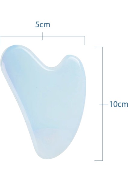 Opalit Gua Sha Yüz Masaj Taşı Opal Masaj Aleti