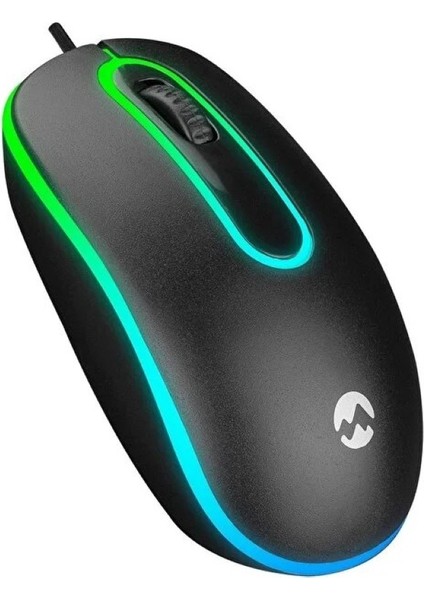 Everest SM-166 USB 7 Renk LED Işıklı Optik Mouse