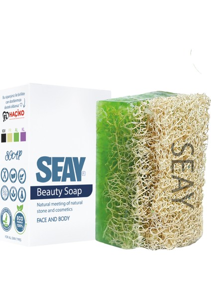Doğal Kabak Lifli Aloe Vera Sabunu Saklama Keseli 130 gr (Yenilenmiş)