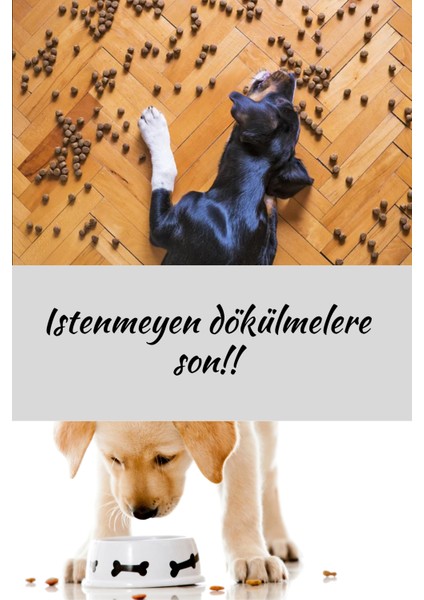 Getcarpet Yıkanabilir Kaymaz Evcil Hayvan Matı Mama ve Su Padi Kedi ve Köpek Matı/paspası