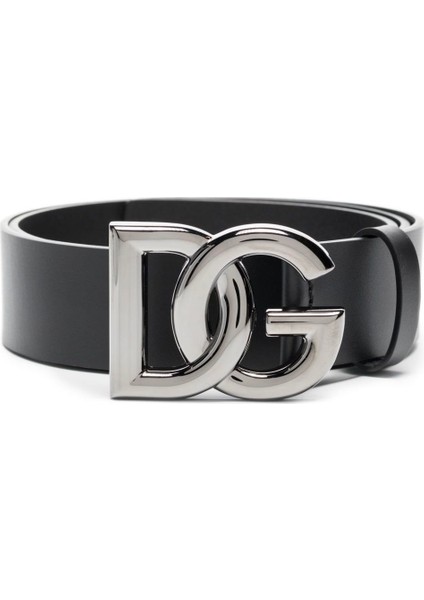 Leather Belt With Dg Logo