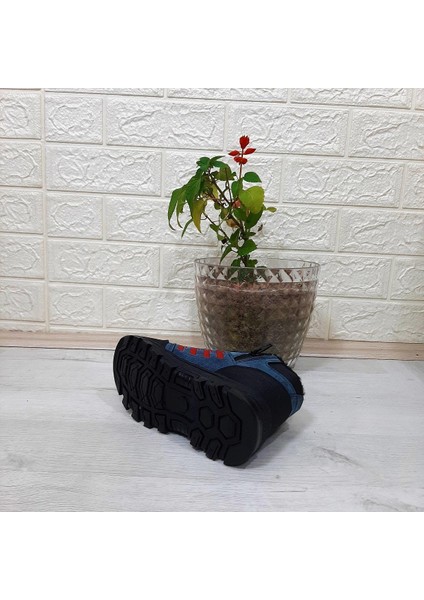 542 Mavi-Kırmızı Kürklü Fermuarlı Cırtlı Erkek Çocuk Bot indirimleri