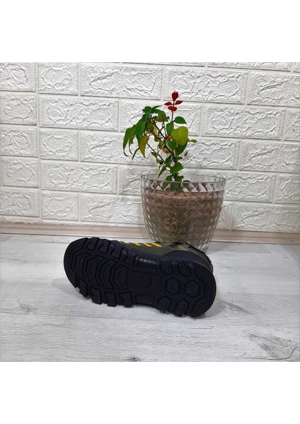 542 Haki Kürklü Fermuarlı Cırtlı Erkek Çocuk Bot indirimleri