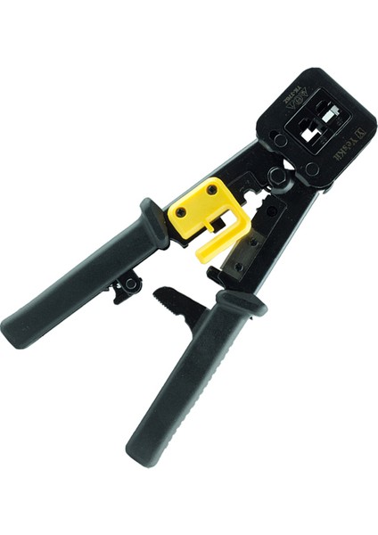 Powermaster RJ11 EZ-RJ12 EZ-RJ45 3 Lü Pense Ethernet Soketi Internet Telefon Hattı Jack Sıkma Pense Kablo Sıyırıcı fiyatları
