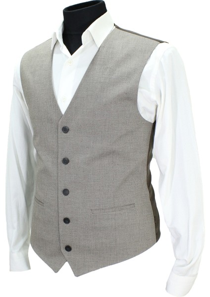 Erkek Yelek V Yaka Kahve 50614 Xl modelleri