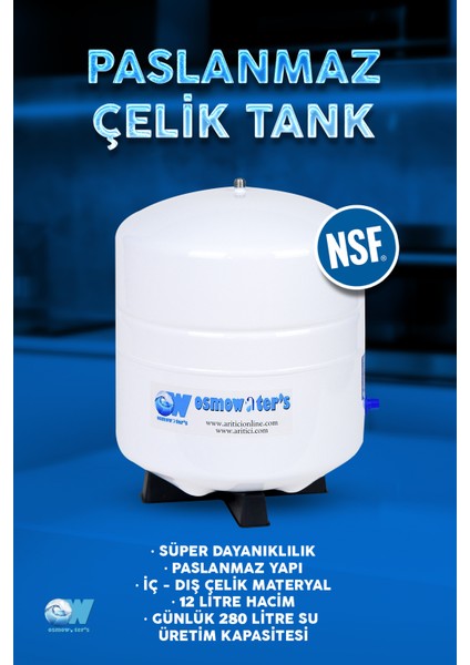 Açık Kasa Pompalı 5 Aşamalı Su Arıtma Cihazı modelleri