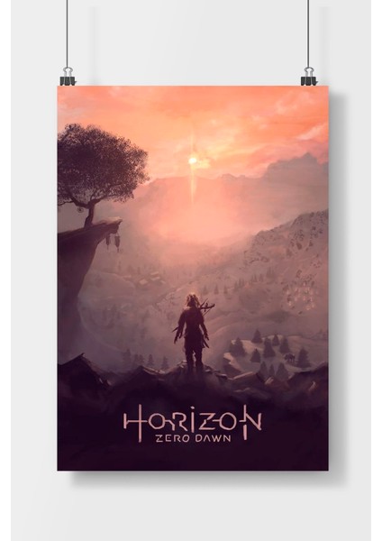 Poster City Horizon Zero Dawn Oyun  Poster Çerçevesiz Parlak Kağıt