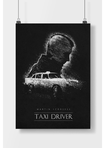 Taxi Driver Filmi Poster Çerçevesiz Parlak Kağıt