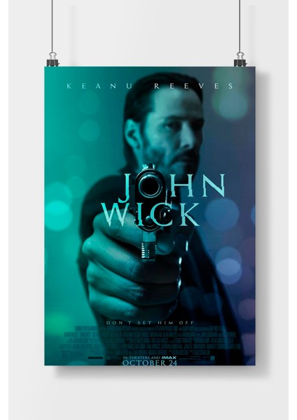 Poster City John Wick 1 Film  Poster Çerçevesiz Parlak Kağıt