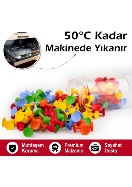 Vakum Molekül 25 Parça Yapı Taşları Fidget Duyusal Eğitici Oyuncak