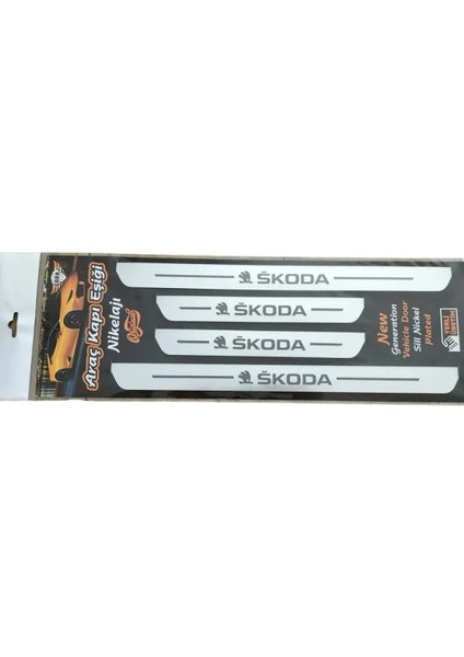 Skoda Rapid Kapı Eşik Yazısı