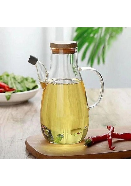 Full Markaj Bambu Kapaklı 1000 ml Yağdanlık