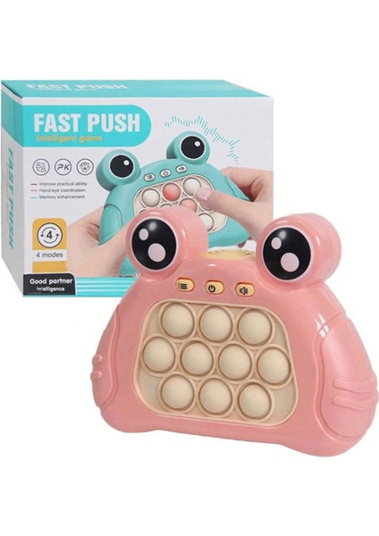 Fast Push Sesli Işıklı Pop It Pembe