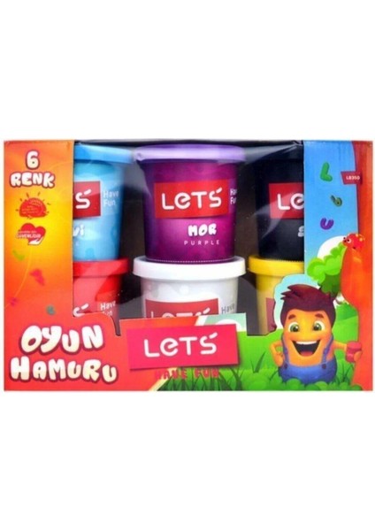 Oyun Hamuru 6 Renk L8350