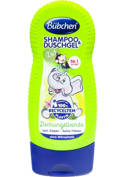 Çocuk Şampuan&duş Jeli 2 In 1 Dschungelbande 230 ml