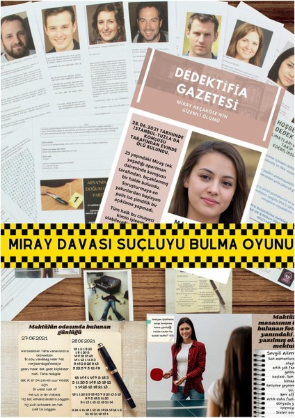 Dedektiflik Suçluyu Bulma Dedektif Oyunu Gizemli Davalar Miray Davası