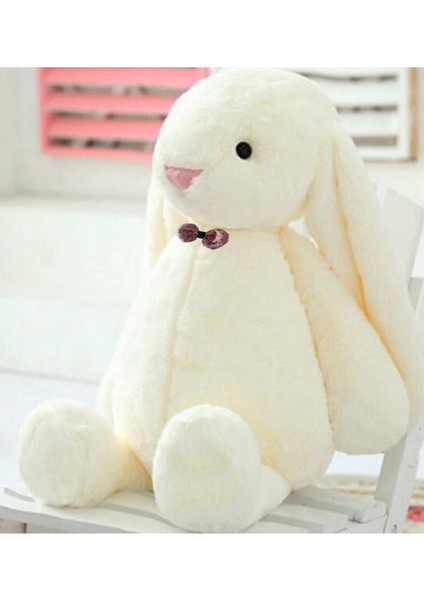 Uyku Arkadaşım Papyonlu Uzun Kulak Bunny Peluş Tavşan 65 cm