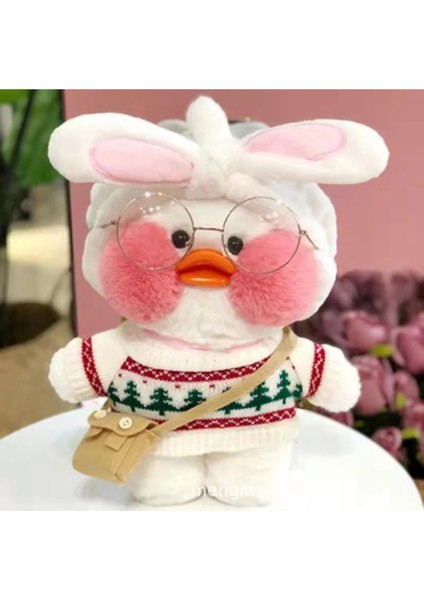 Hediyelik Lalafanfan Duck Gözlüklü Çantalı Sevimli Ördek Oyuncak Peluş Doğum Günü Hediyelik fiyatları