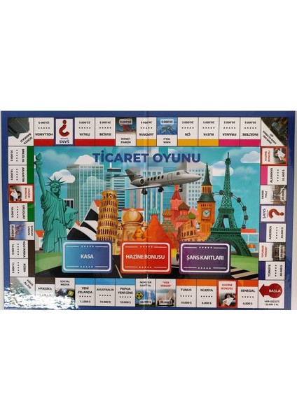 Emlak Ticaret Oyunu Molipoly Molicity Monopoly Monopoli Metropol Mega City Aile Oyunu