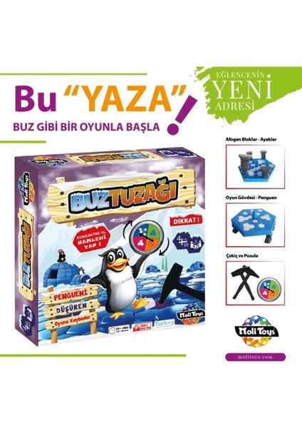 Penguen Buz Tuzağı Buz Kırma Buz Oyunu V2