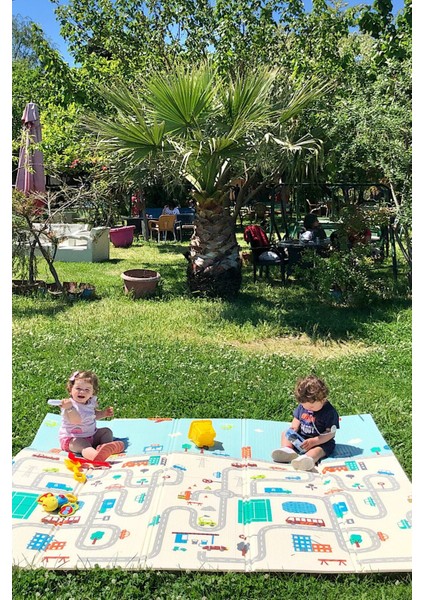 Tekno Trust Dino Road Katlanabilir Çift Taraflı Oyun Matı 150X200X1CM modelleri