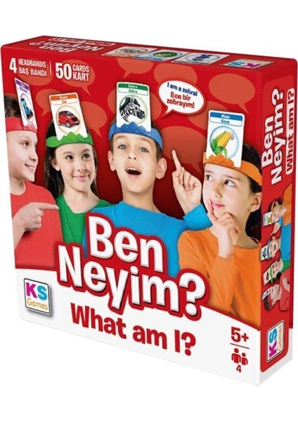 Ks Ben Neyim Aile Çocuk Eğlenceli Kutu Oyunu