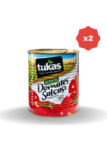 Domates Salçası 410 gr x 2 Adet