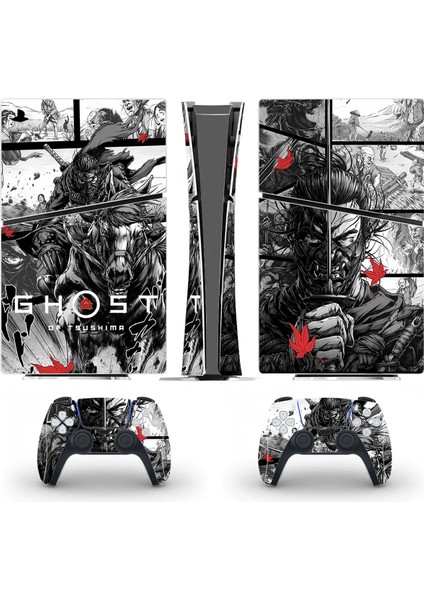 Kt Grup Ghost Of Tsushima Playstation 5 Slim Dijital Versiyon Sticker Kaplama