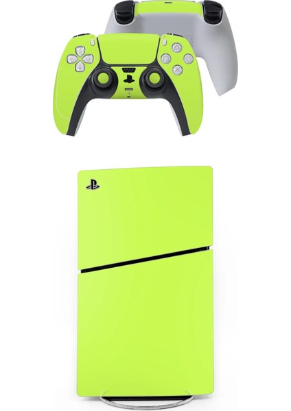 Solid Renkler Playstation 5 Slim Dijital Versiyon Sticker Kaplama Seti