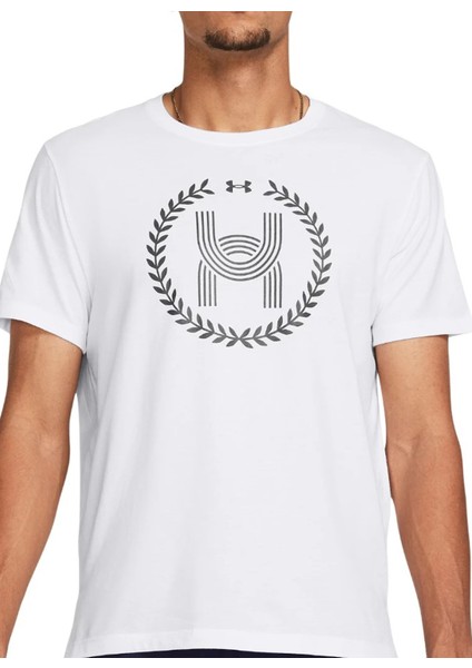 Beyaz Erkek T-Shirt 1383233-100 Ua Run Anywhere Ss