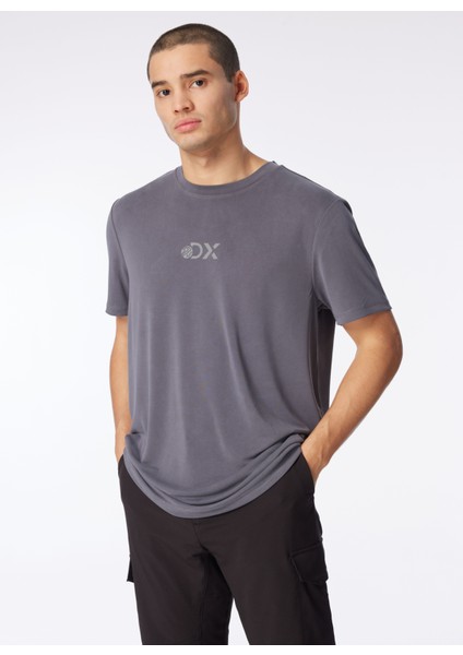 Antrasit Erkek T-Shirt D4SM-TST3282