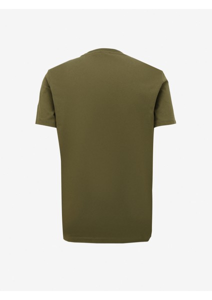 Bisiklet Yaka Baskılı Haki Erkek T-Shirt J4SM-TST7258 fiyatları