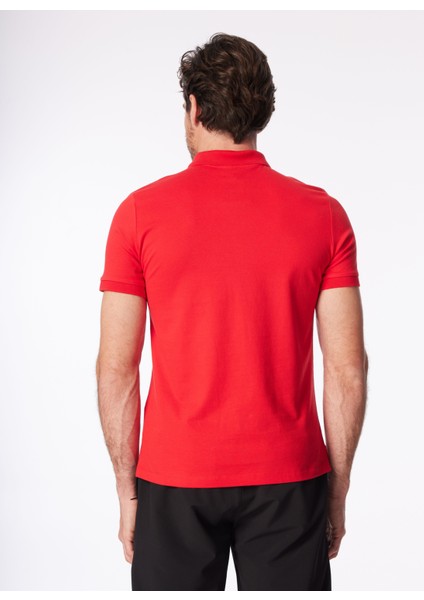 Düz Kırmızı Erkek Polo T-Shirt Legolas Y indirimleri