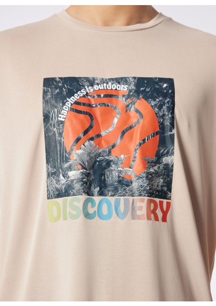 Bej Erkek T-Shirt D4SM-TST3280 fırsatları