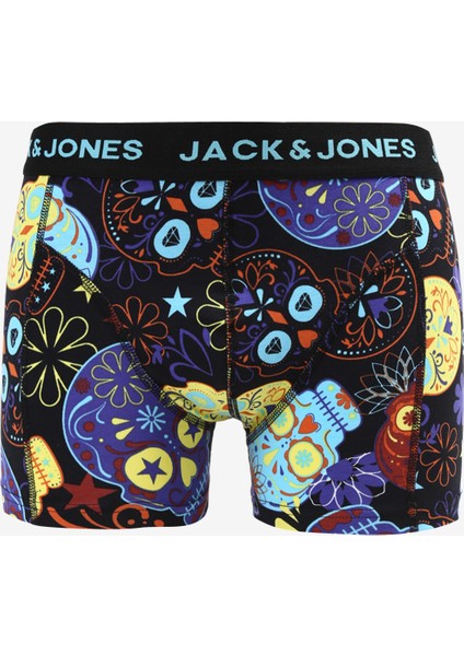 Siyah Erkek Boxer 12262298_JACCOLORFUL Skull Trunk Tr
