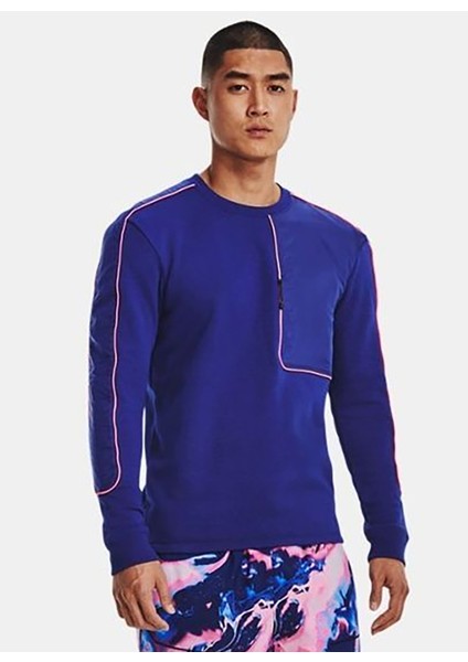 Lacivert Erkek T-Shirt 1383233-410 Ua Run Anywhere Ss
