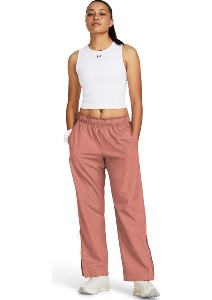 Pembe Kadın Bol Kesim Eşofman Altı 1382739-696 Ua Rush Os Woven Pant