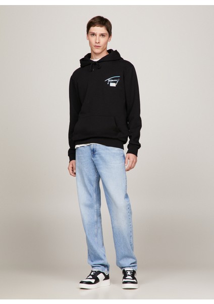 Kapüşon Yaka Siyah Erkek Sweatshırt DM0DM18457BDS modelleri